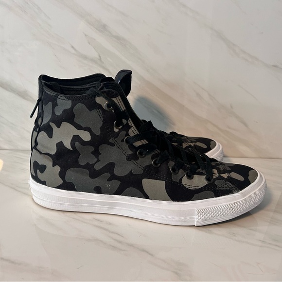 Converse Chuck Taylor 2 Men’s High Top Camo Black Gray Reflective Size 11 - Picture 12 of 15